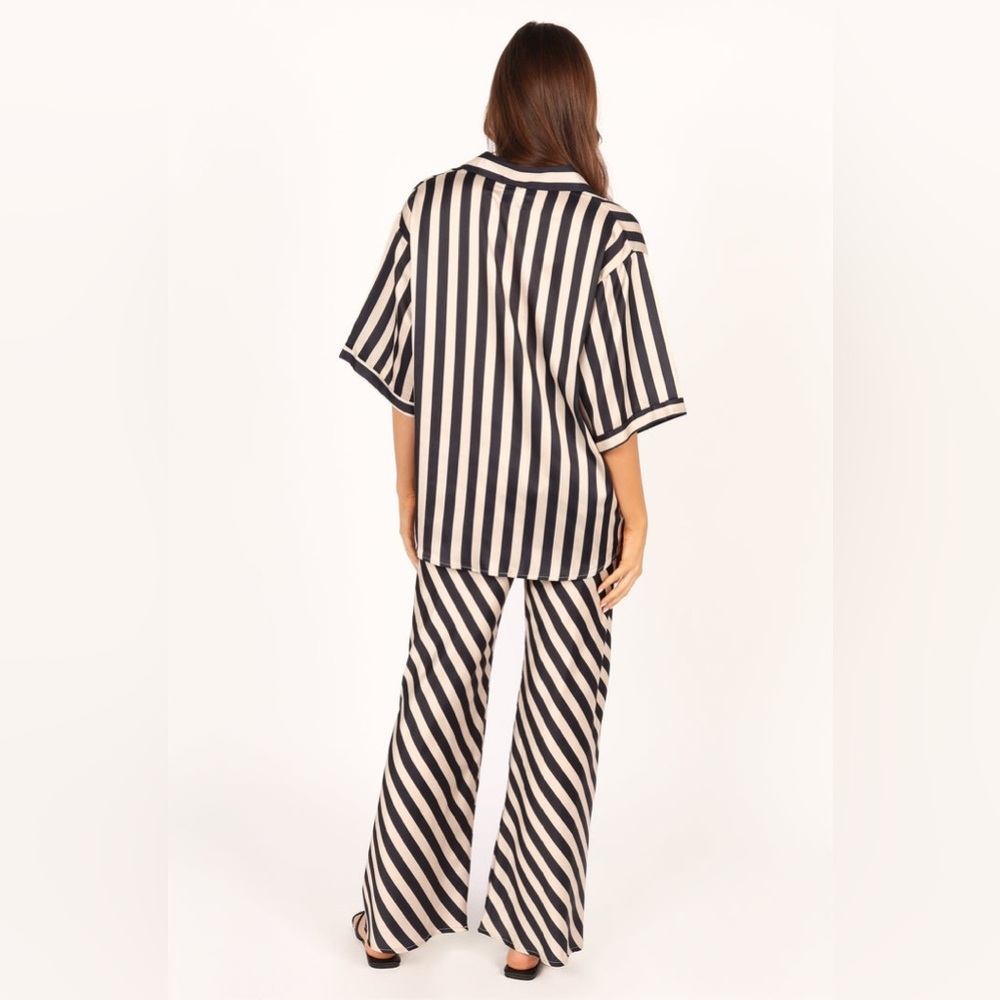 Petal & pup satin stripe pant set nwot - Picture 4 of 8
